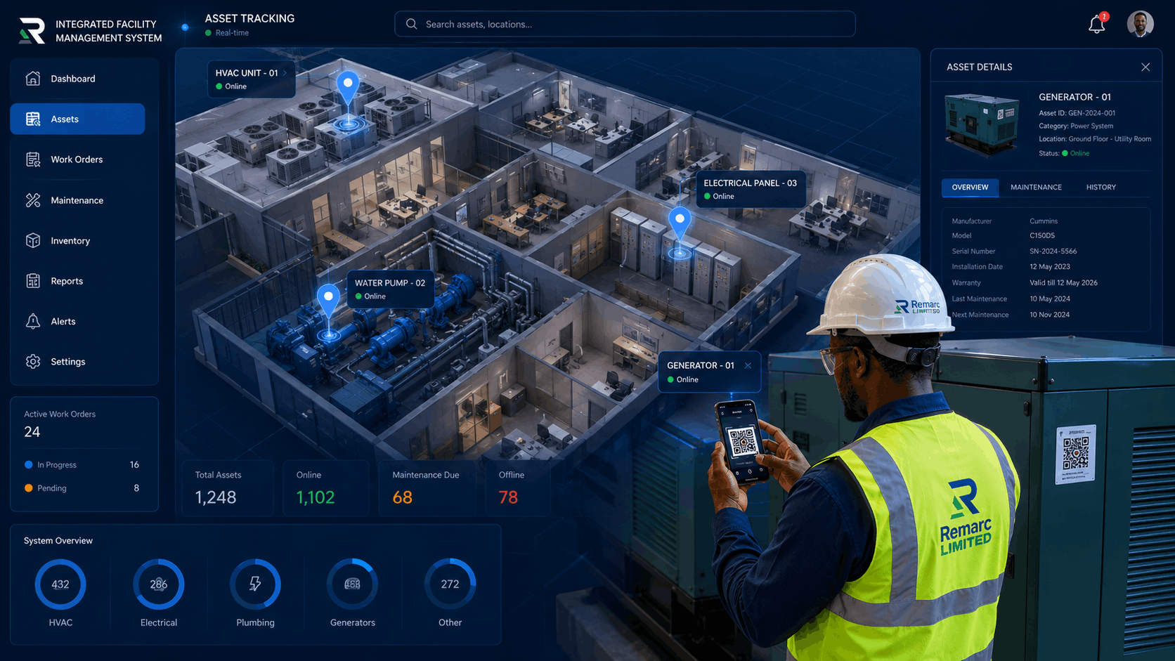 Smart Asset Tracking - Remarc Limited facility management service