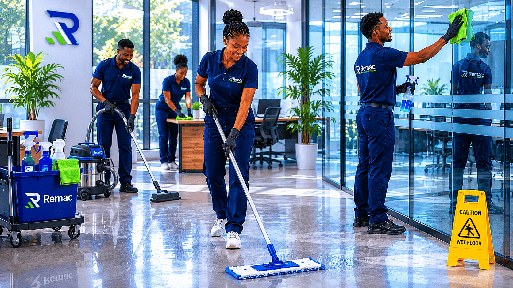 Daily & Deep Cleaning - Remarc Limited facility management service